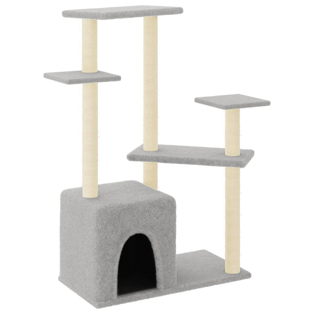 Arbre À Chat Avec Griffoirs En Sisal 107,5 Cm