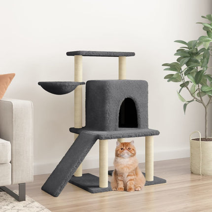 Arbre À Chat Avec Griffoirs En Sisal 96,5 Cm