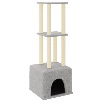Arbre À Chat Avec Griffoirs En Sisal 133,5 Cm
