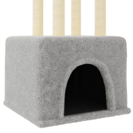 Arbre À Chat Avec Griffoirs En Sisal 133,5 Cm
