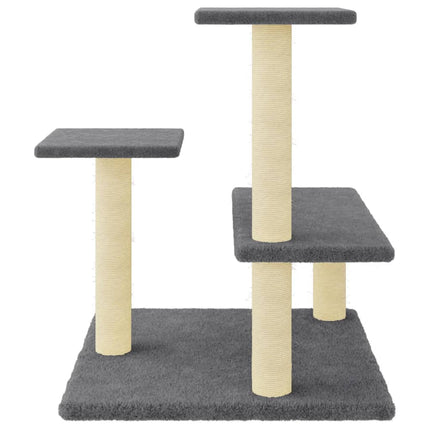 Arbre À Chat Avec Griffoirs En Sisal 61 Cm