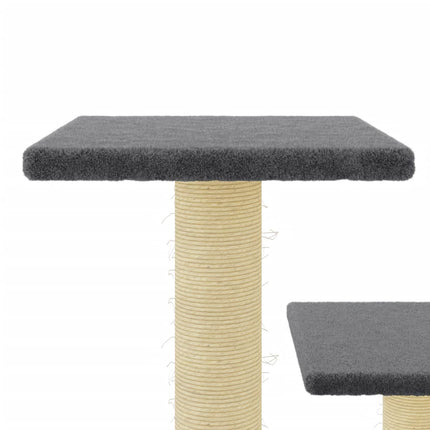 Arbre À Chat Avec Griffoirs En Sisal 61 Cm