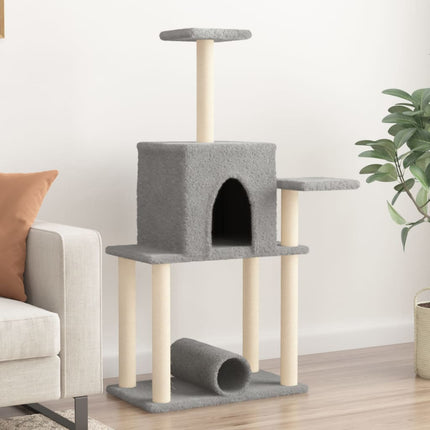 Arbre À Chat Avec Griffoirs En Sisal 122 Cm