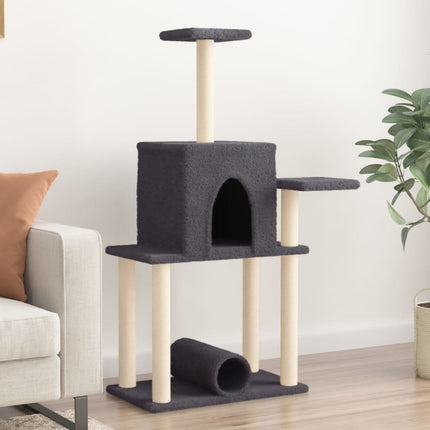 Arbre À Chat Avec Griffoirs En Sisal 122 Cm