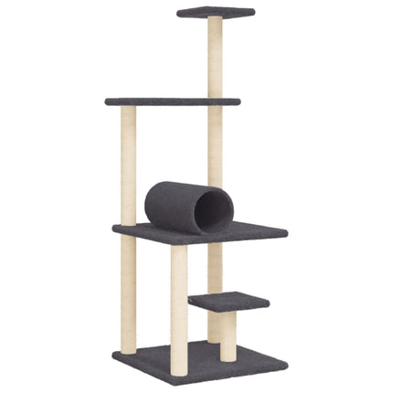 Arbre À Chat Avec Griffoirs En Sisal 136 Cm