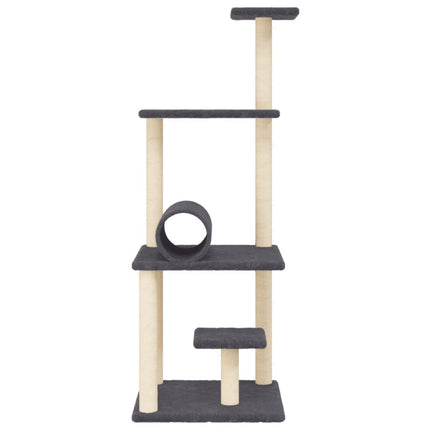 Arbre À Chat Avec Griffoirs En Sisal 136 Cm