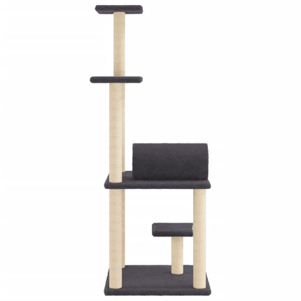 Arbre À Chat Avec Griffoirs En Sisal 136 Cm
