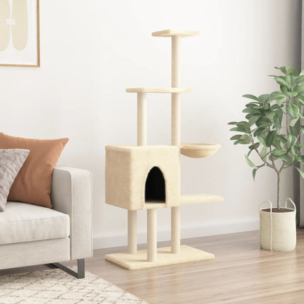 Arbre À Chat Avec Griffoirs En Sisal 145 Cm