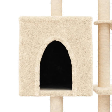 Arbre À Chat Avec Griffoirs En Sisal 145 Cm