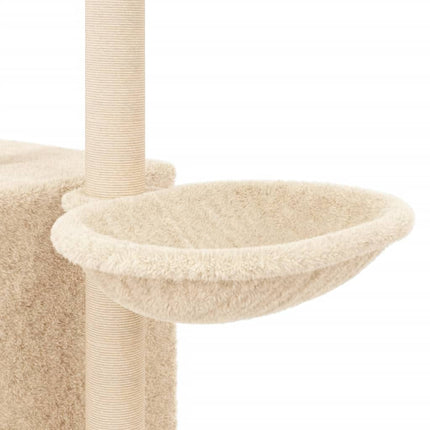 Arbre À Chat Avec Griffoirs En Sisal 145 Cm