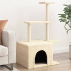 Arbre À Chat Avec Griffoirs En Sisal 110 Cm