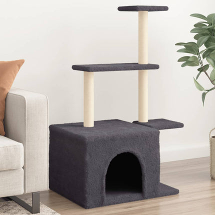 Arbre À Chat Avec Griffoirs En Sisal 110 Cm