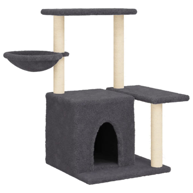 Arbre À Chat Avec Griffoirs En Sisal 83 Cm