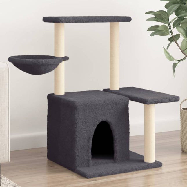 Arbre À Chat Avec Griffoirs En Sisal 83 Cm