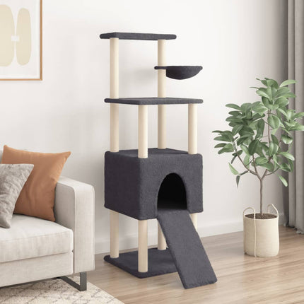 Arbre À Chat Avec Griffoirs En Sisal 153 Cm