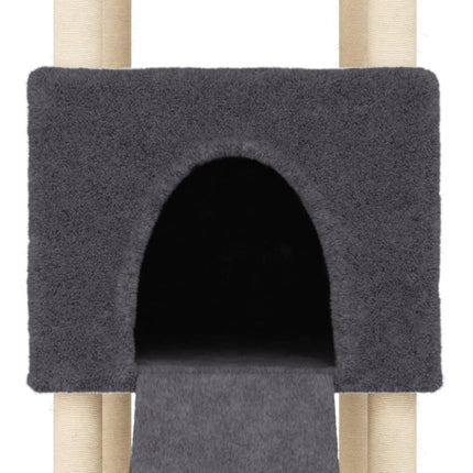 Arbre À Chat Avec Griffoirs En Sisal 153 Cm