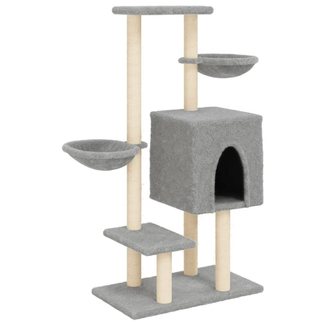 Arbre À Chat Avec Griffoirs En Sisal 117 Cm