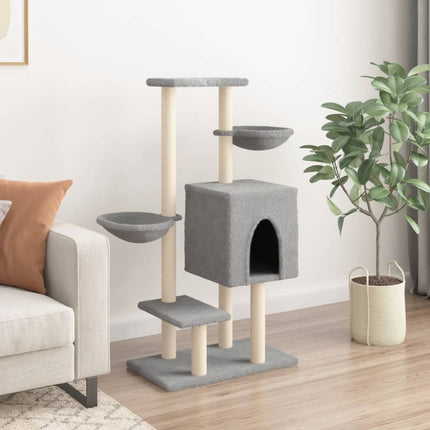 Arbre À Chat Avec Griffoirs En Sisal 117 Cm