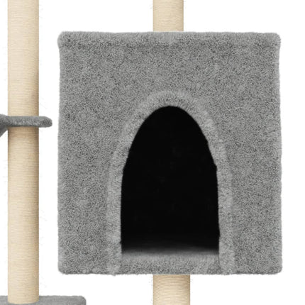 Arbre À Chat Avec Griffoirs En Sisal 117 Cm