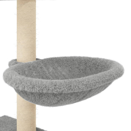 Arbre À Chat Avec Griffoirs En Sisal 117 Cm