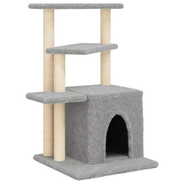Arbre À Chat Avec Griffoirs En Sisal 83,5 Cm
