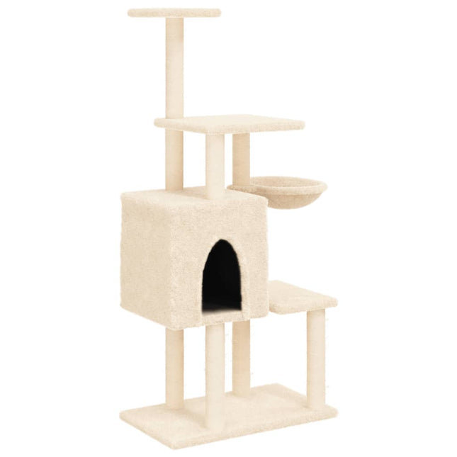 Arbre À Chat Avec Griffoirs En Sisal 131 Cm