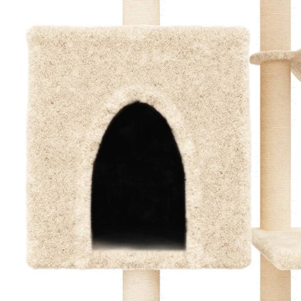 Arbre À Chat Avec Griffoirs En Sisal 131 Cm