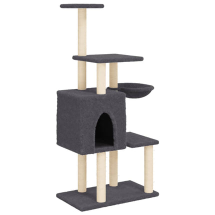 Arbre À Chat Avec Griffoirs En Sisal 131 Cm