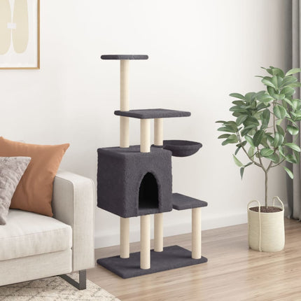 Arbre À Chat Avec Griffoirs En Sisal 131 Cm