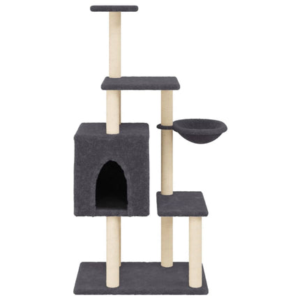 Arbre À Chat Avec Griffoirs En Sisal 131 Cm