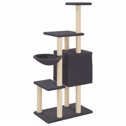 Arbre À Chat Avec Griffoirs En Sisal 131 Cm