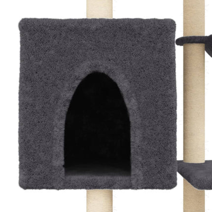 Arbre À Chat Avec Griffoirs En Sisal 131 Cm