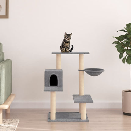 Arbre À Chat Avec Griffoirs En Sisal 82,5 Cm