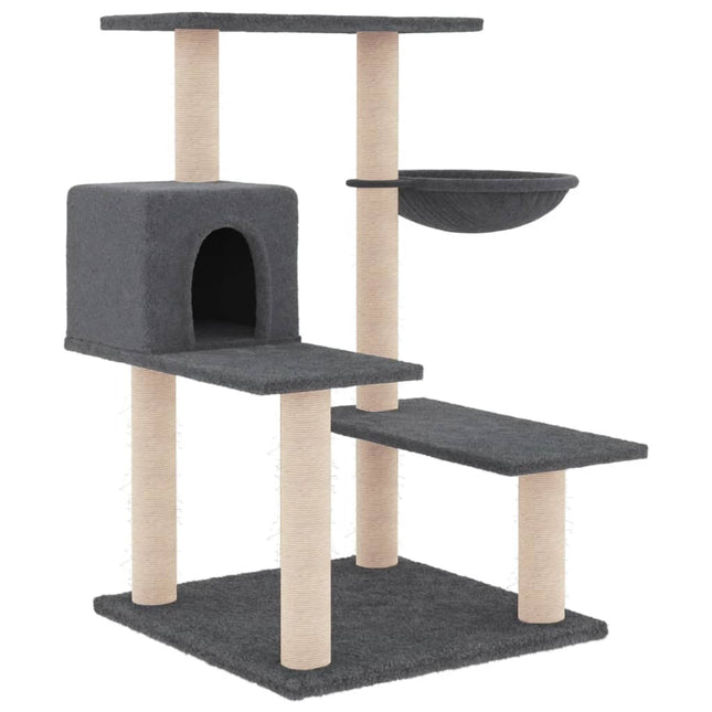 Arbre À Chat Avec Griffoirs En Sisal 82,5 Cm