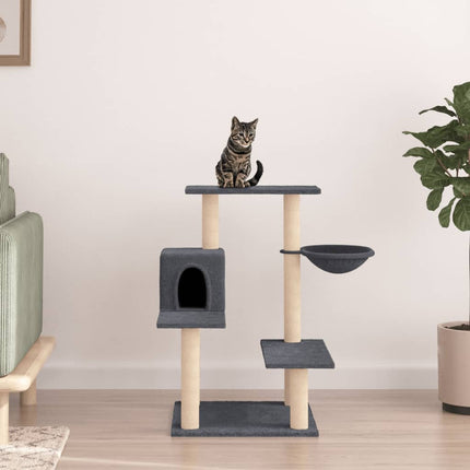 Arbre À Chat Avec Griffoirs En Sisal 82,5 Cm