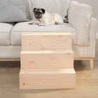 Escalier Pour Animaux De Compagnie 40X37,5X35 Cm Bois De Pin