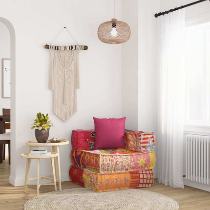 Pouf Modulaire À 2 Places Tissu