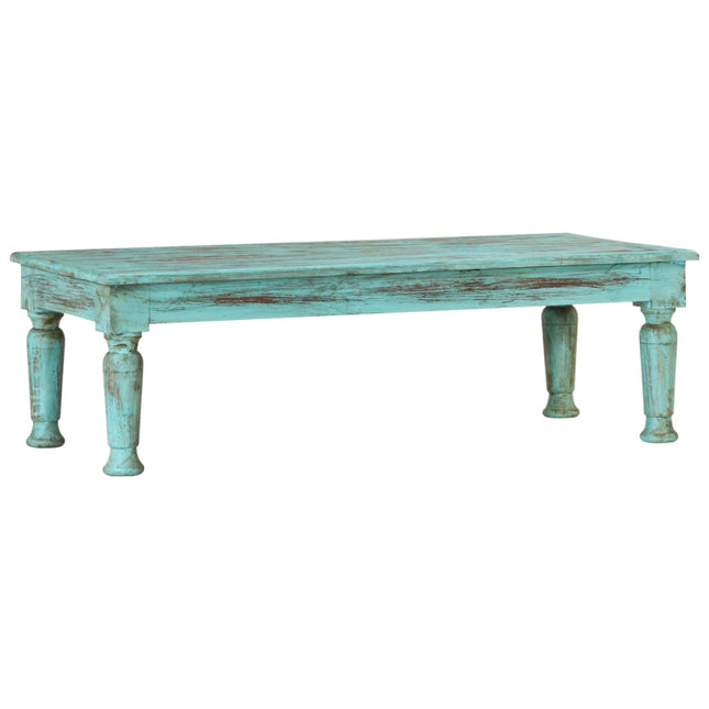 Table Basse Bois De Récupération Massif 110X60X34 Cm