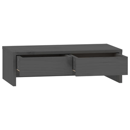 Support De Moniteur Bois De Pin Solide