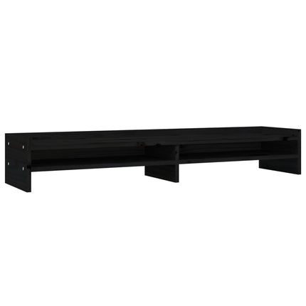 Support De Moniteur 100X24X16 Cm Bois De Pin Solide