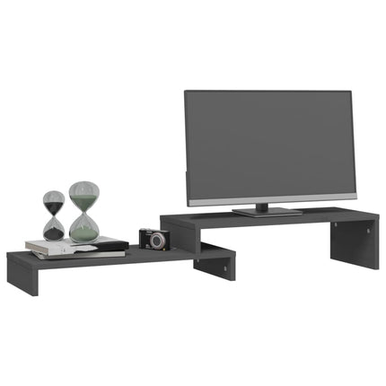 Support De Moniteur (52-101)X22X14 Cm Bois De Pin Solide