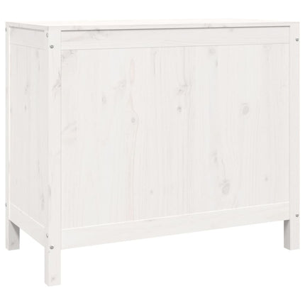 Boîte À Linge 88,5X44X76 Cm Bois Massif De Pin