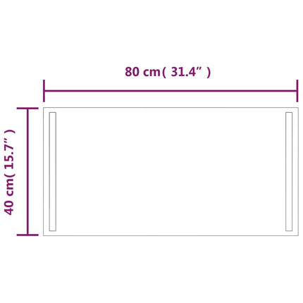 Miroir De Salle De Bain À Led