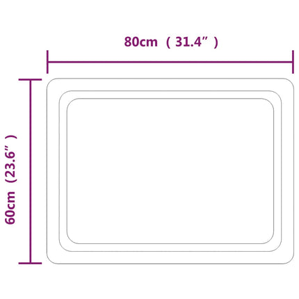 Miroir De Salle De Bain À Led