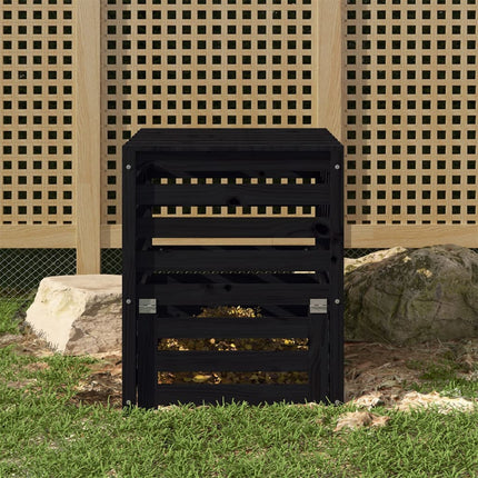 Composteur 63,5X63,5X77,5 Cm Bois De Douglas Massif