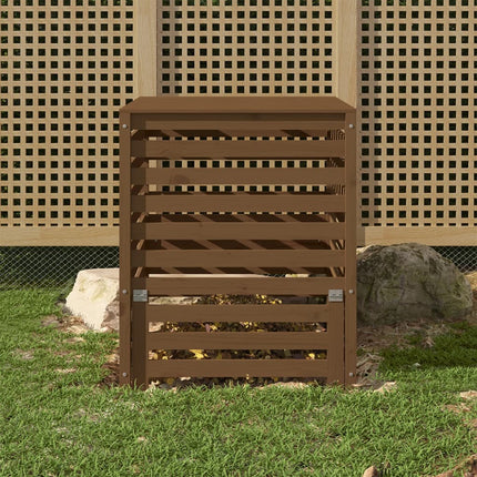 Composteur 63,5X63,5X77,5 Cm Bois De Douglas Massif