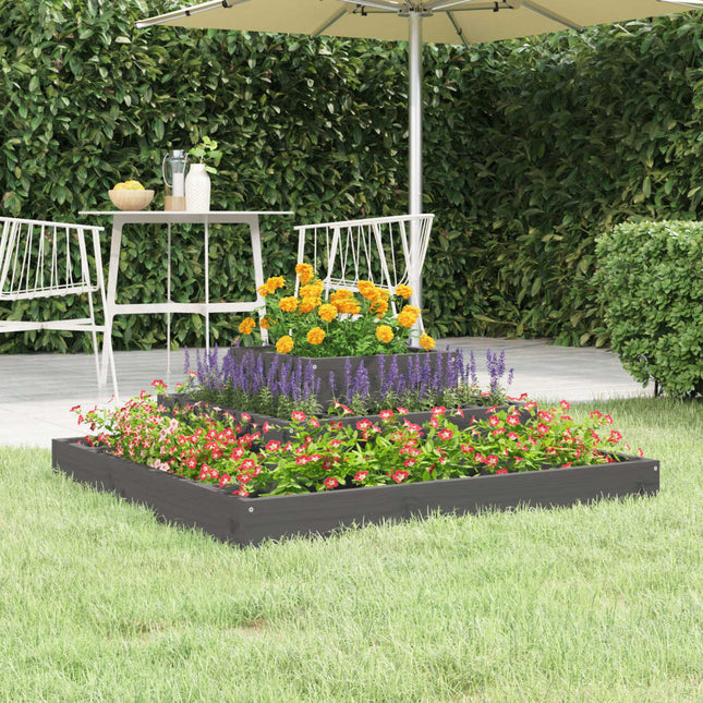 Jardinière Marron Miel Bois Massif De Pin