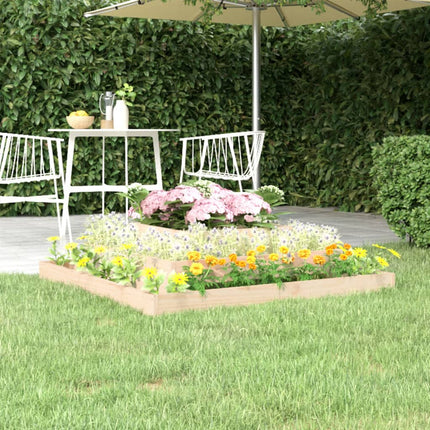 Jardinière Marron Miel Bois Massif De Pin