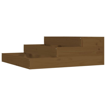 Jardinière Marron Miel Bois Massif De Pin