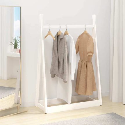 Porte-Vêtements 100X45X150 Cm Bois De Pin Massif